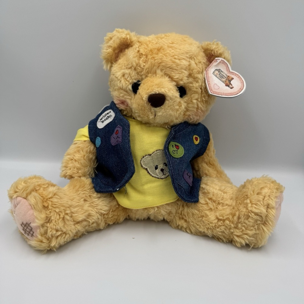 Cherished Teddies "Collecting Friends Along The Way" Plush 13 Inch Bear Ear Tag
